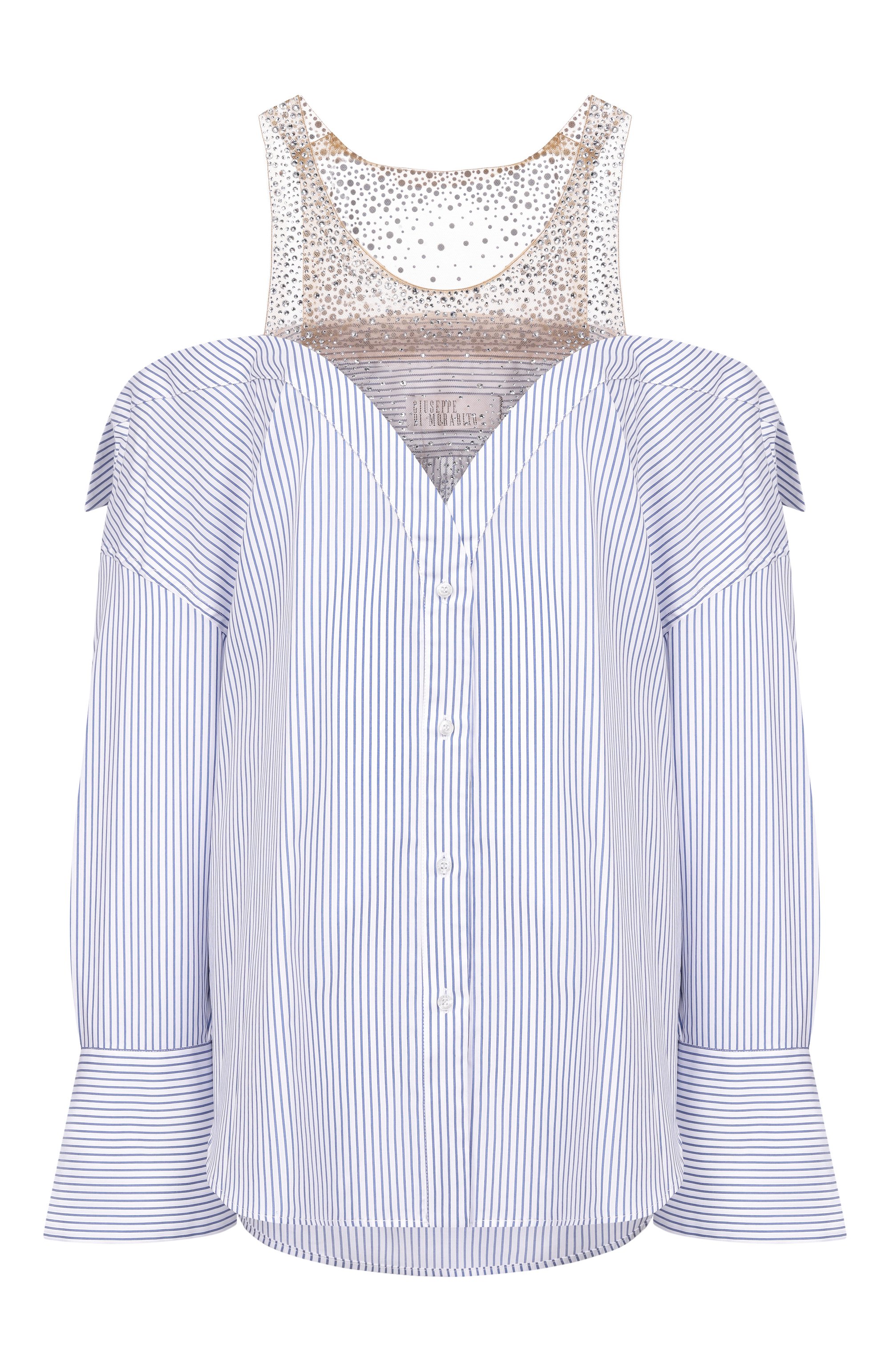 Хлопковое платье GIUSEPPE DI MORABITO, арт. 06PSDR721YC 16303, фото 1