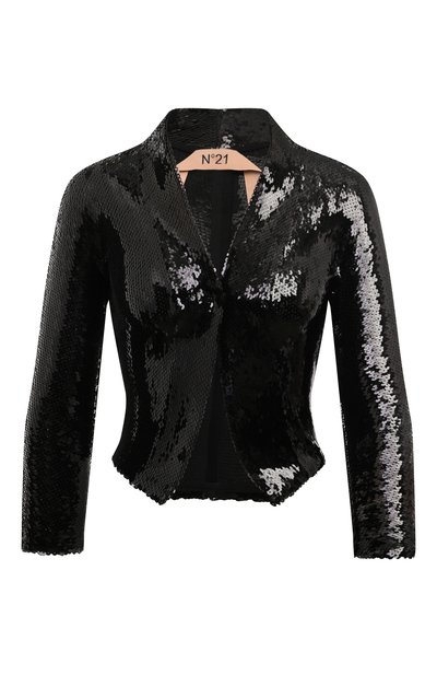 Женский жакет с отделкой пайетками N21, арт. L061/4728