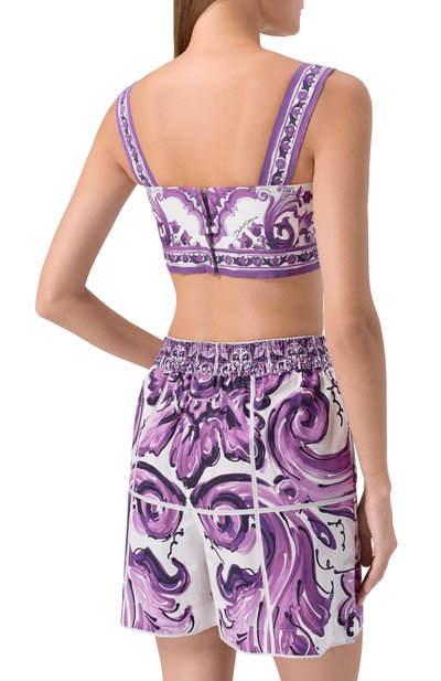 Хлопковый топ DOLCE & GABBANA, арт. F7U70T/HH5EN, фото 4