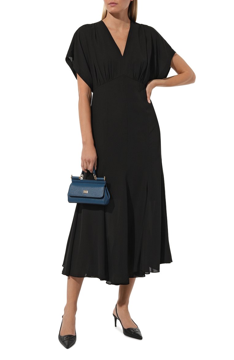 Женская сумка sicily small DOLCE & GABBANA синего цвета, арт. BB9116_BE9116/A1001_1 | Фото 7 (Материал: Натуральная кожа; Ремень/цепочка: На ремешке; Размер: small; Сумки-технические: Сумки top-handle; Автоматизация ТО: Проставлено; Автоматизация состава: Проставлено)