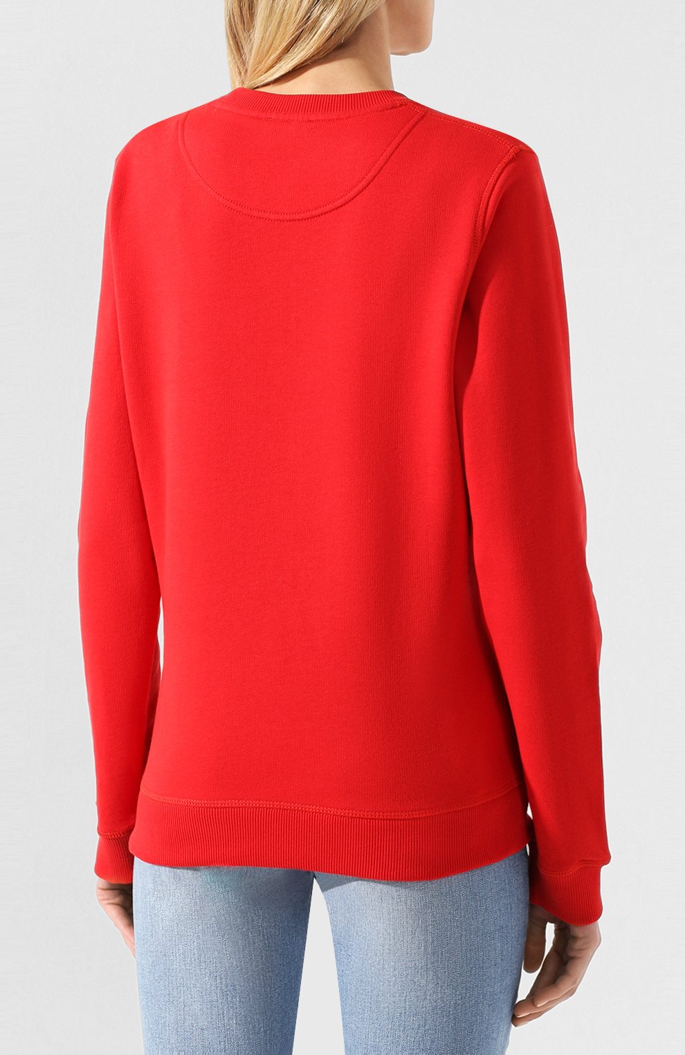 Хлопковый свитшот KENZO красного цвета по цене 24250 руб., арт. FA52SW7054XA, фото 4 Хлопковый свитшот KENZO, арт. FA52SW7054XA, фото 4
