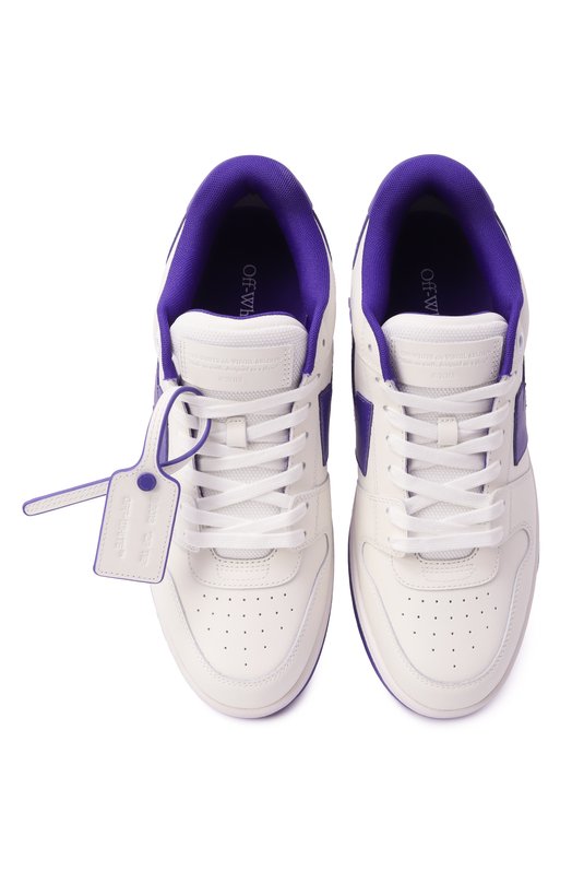 Кожаные кеды Out of Office Off-White 0MIA189S25LEA001 Белый  0MIA189S25LEA001 Фото 6