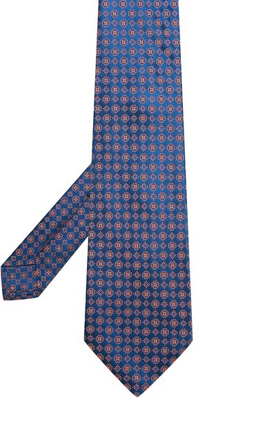 Шелковый галстук с узором KITON, арт. KA/C02E04, фото 2