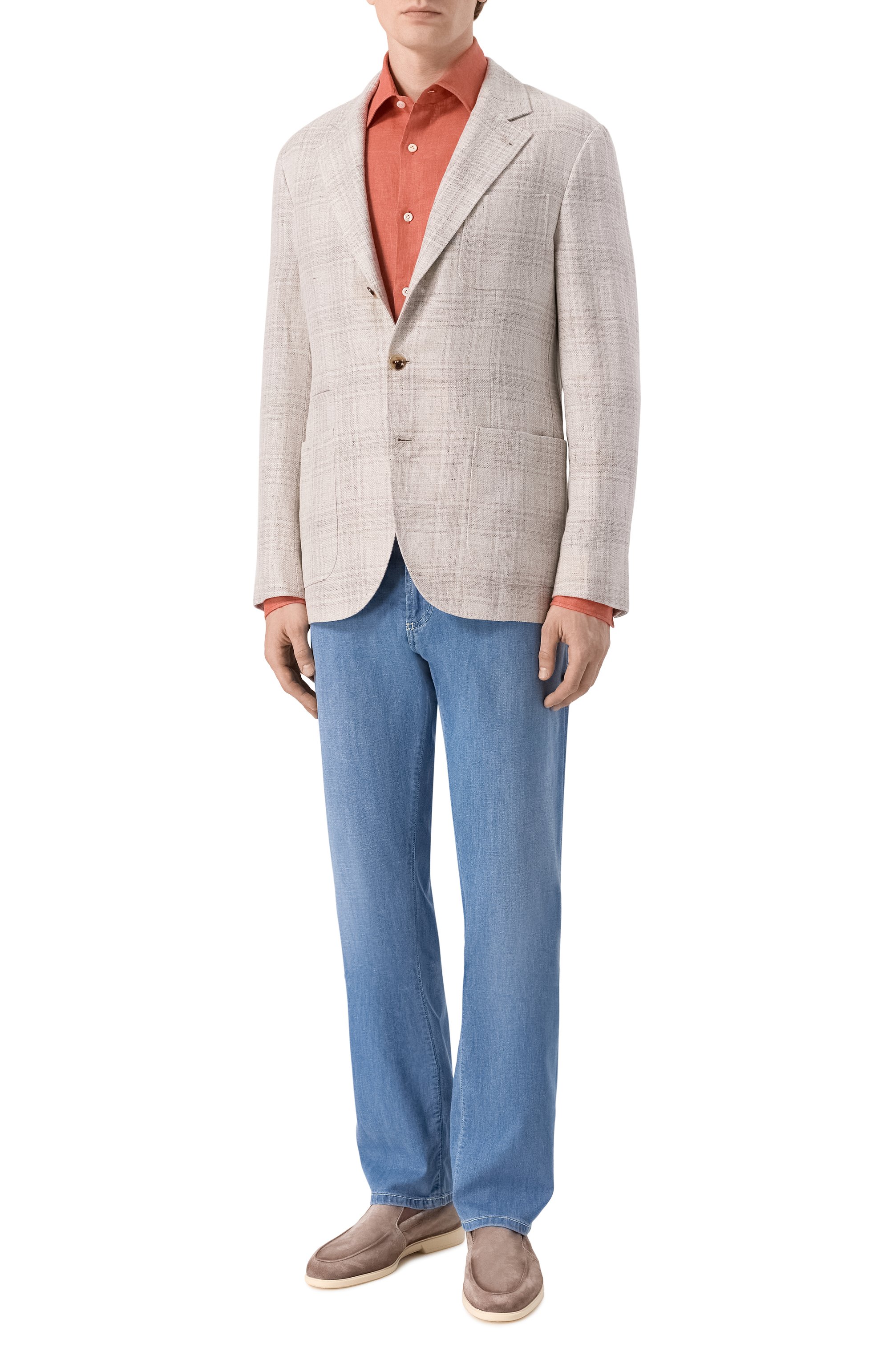 Льняная рубашка GIAMPAOLO, арт. 608/TS44322, фото 2