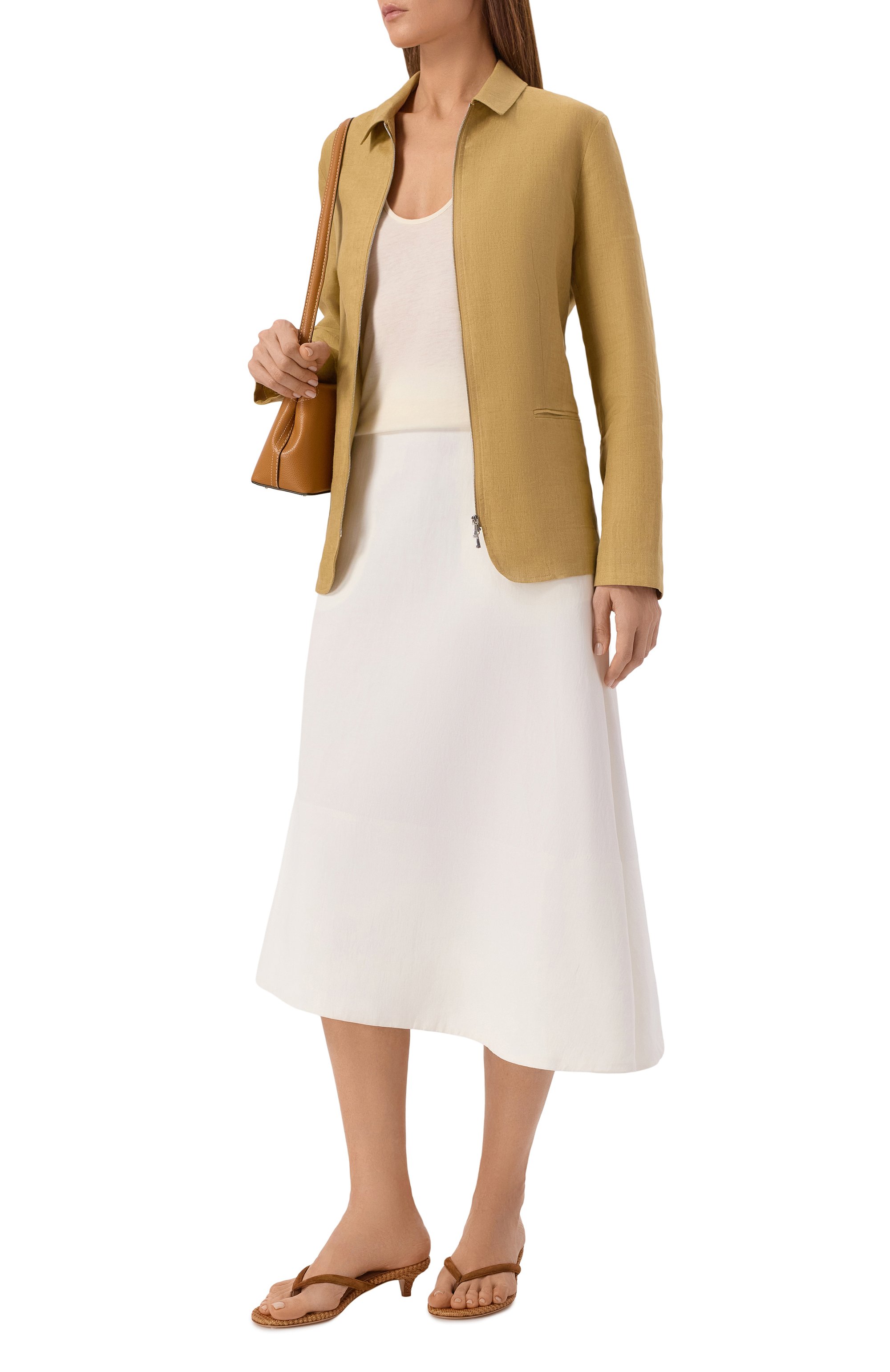 Льняной жакет 12 STOREEZ, арт. 137558, фото 2