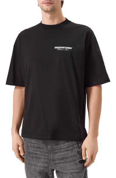 Хлопковая футболка DIEGO VENTURINO, арт. DVTS0L0G0, фото 3