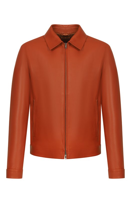 Кожаная куртка MVST M26.2PM.L021/L011 NAPPA CREAM Оранжевый M26.2PM.L021/L011 NAPPA CREAM