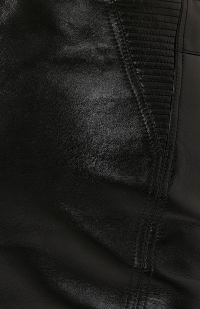 Кожаная юбка GIVENCHY черного цвета по цене 169500 руб., арт. BW408E60E9, фото 5 Кожаная юбка GIVENCHY, арт. BW408E60E9, фото 5