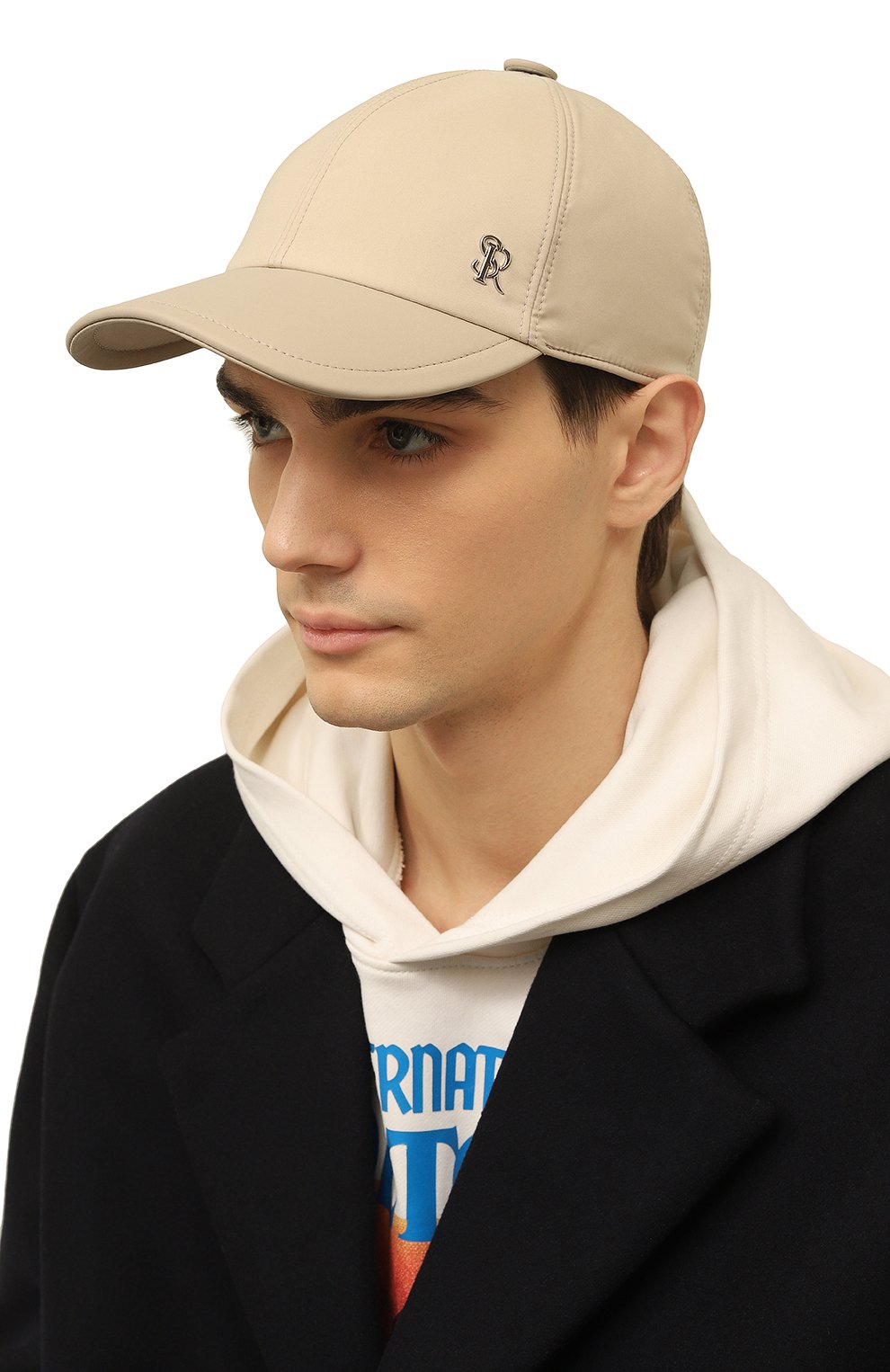 Бейсболка STEFANO RICCI бежевого цвета по цене 64700 руб., арт. MCV21NP06E/PL001H, фото 2 Бейсболка STEFANO RICCI, арт. MCV21NP06E/PL001H, фото 2
