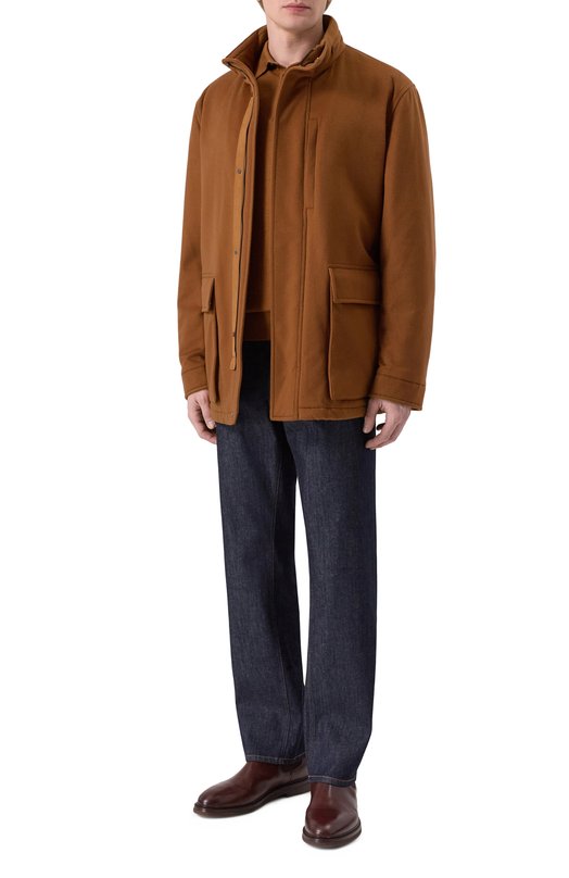 Кашемировая куртка Zegna 7351/UCT44A6 Бежевый  7351/UCT44A6 Фото 2