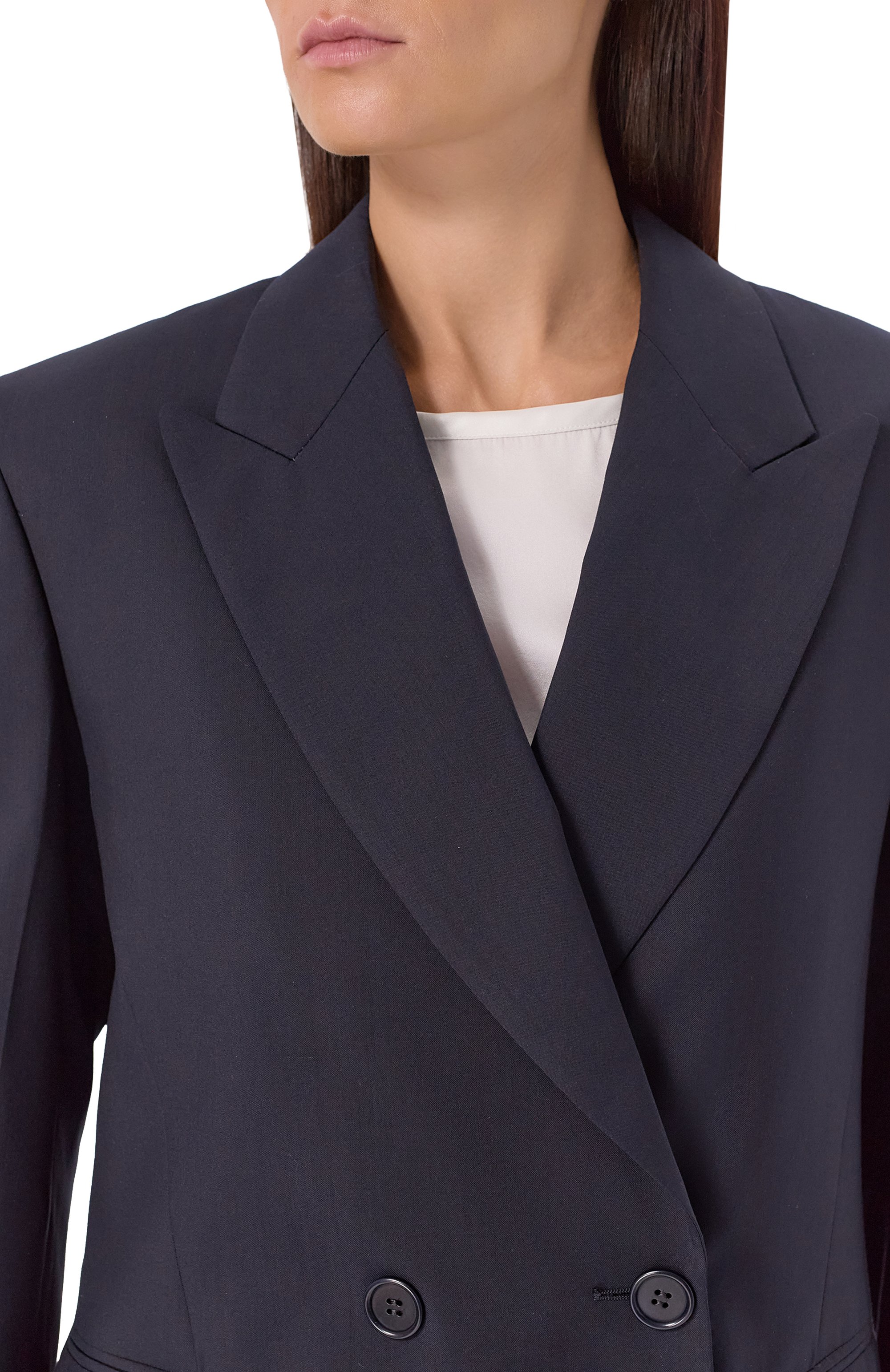 Жакет из шерсти и шелка MVST синего цвета по цене 396500 руб., арт. L051/3038, фото 5 Жакет из шерсти и шелка MVST, арт. L051/3038, фото 5