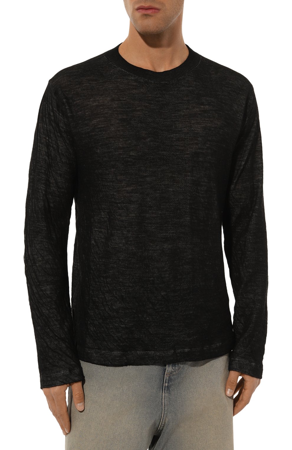 Шерстяной лонгслив TRANSIT черного цвета по цене 49950 руб., арт. CFUTRY19540, фото 3 Шерстяной лонгслив TRANSIT, арт. CFUTRY19540, фото 3