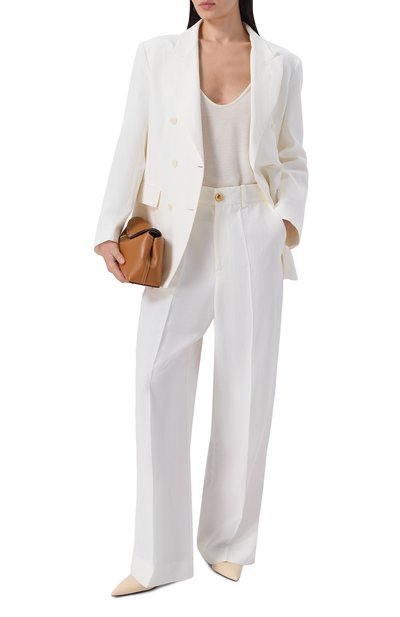 Брюки из вискозы и льна P.A.R.O.S.H., арт. D233018G/RAISA26, фото 2