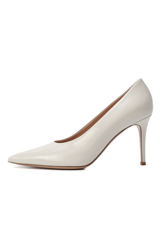 Лакированные туфли Robbie 85 Gianvito Rossi G22277.85RIC.NUI0FFW Белый  G22277.85RIC.NUI0FFW Фото 4