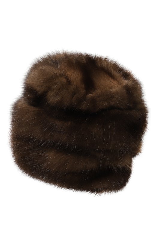 Шапка Шарпей из меха соболя FurLand 0016303210030100000 Коричневый  0016303210030100000 Фото 3
