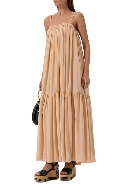 Кожаные босоножки chloé sand CHLOÉ, арт. CH26U18ZXJ, фото 3
