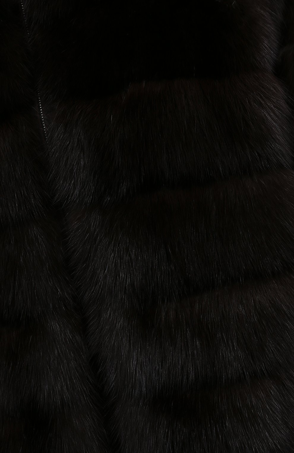 Двусторонняя шуба  из меха соболя MANZONI24, арт. 21M551-ZNY/EXTRA DARK/48-52, фото 5