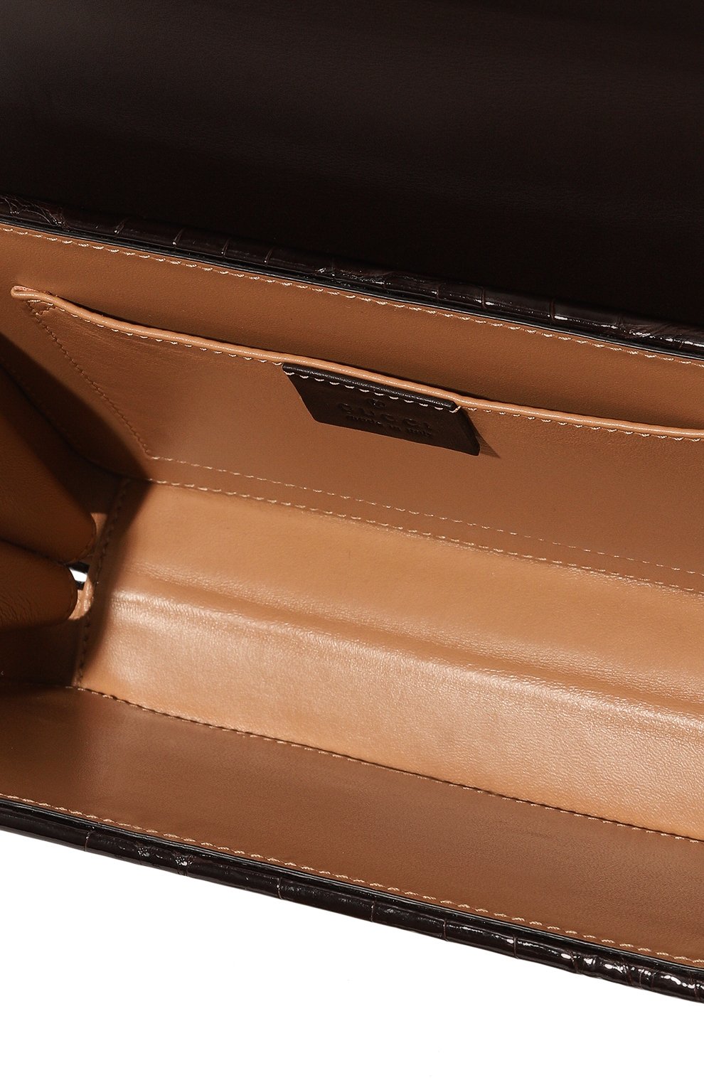 Сумка sylvie 1969 из кожи аллигатора GUCCI, арт. 589479 EV40G, фото 5