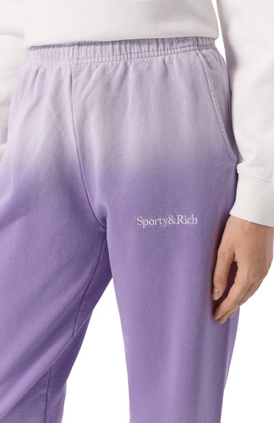 Хлопковые джоггеры SPORTY AND RICH, арт. PA020S413SL, фото 5