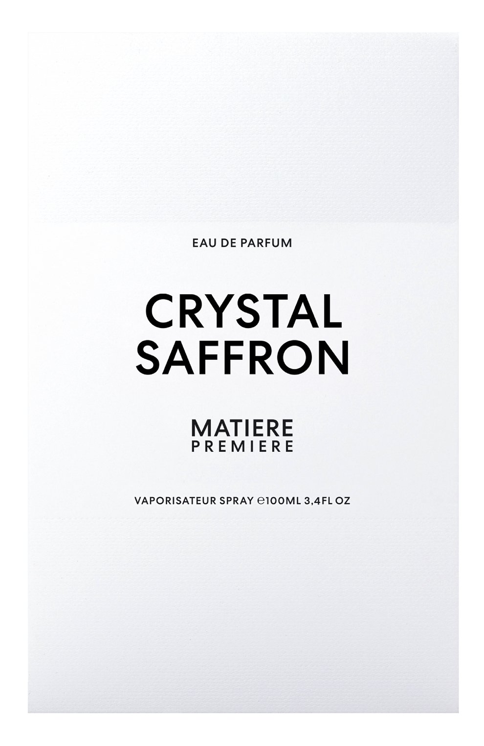 Парфюмерная вода crystal saffron (100ml) MATIERE PREMIERE, арт. 3770007317858, фото 2