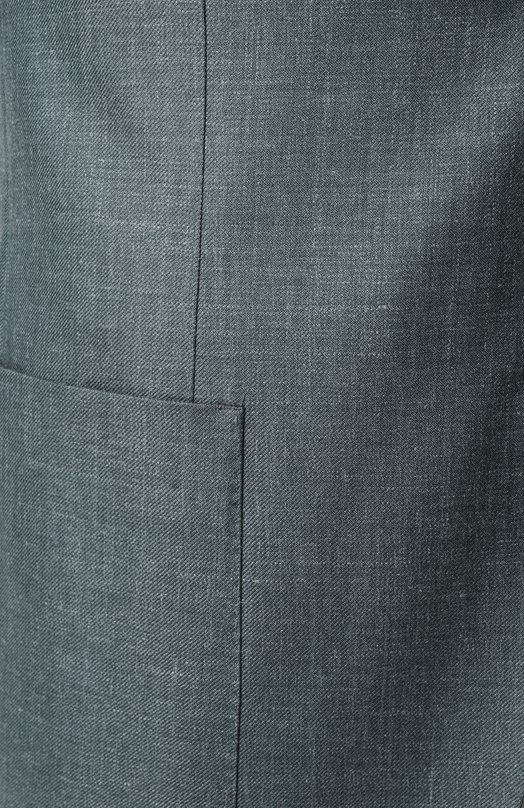 Пиджак из шерсти и шелка Corneliani 25X002-2518289 Голубой  25X002-2518289 Фото 8
