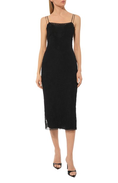 Платье из вискозы и хлопка GUCCI, арт. 681385 ZAIDJ, фото 3