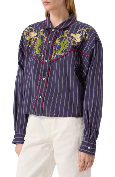 Хлопковая рубашка MOTHER, арт. 21256-1663, фото 3