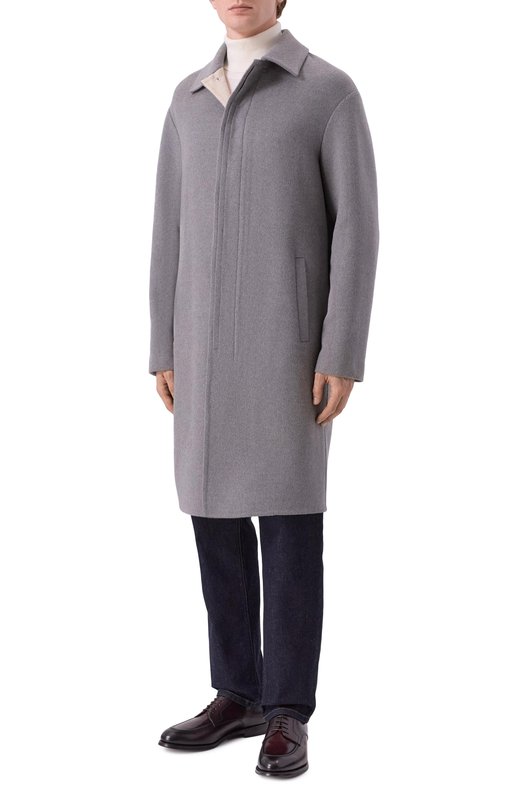 Пальто из шерсти шиншиллы и кашемира MVST M25.1PM.C002 Серый  M25.1PM.C002 Фото 3