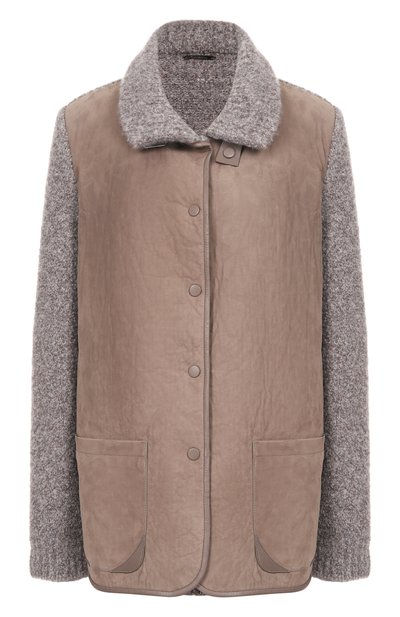 Женская комбинированная куртка GIORGIO ARMANI, арт. GW002045/AF19597