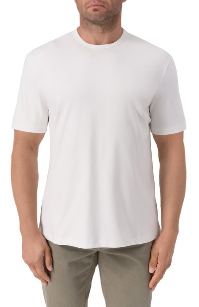 Футболка из вискозы и хлопка BRUNELLO CUCINELLI, арт. MR8061336W, фото 3