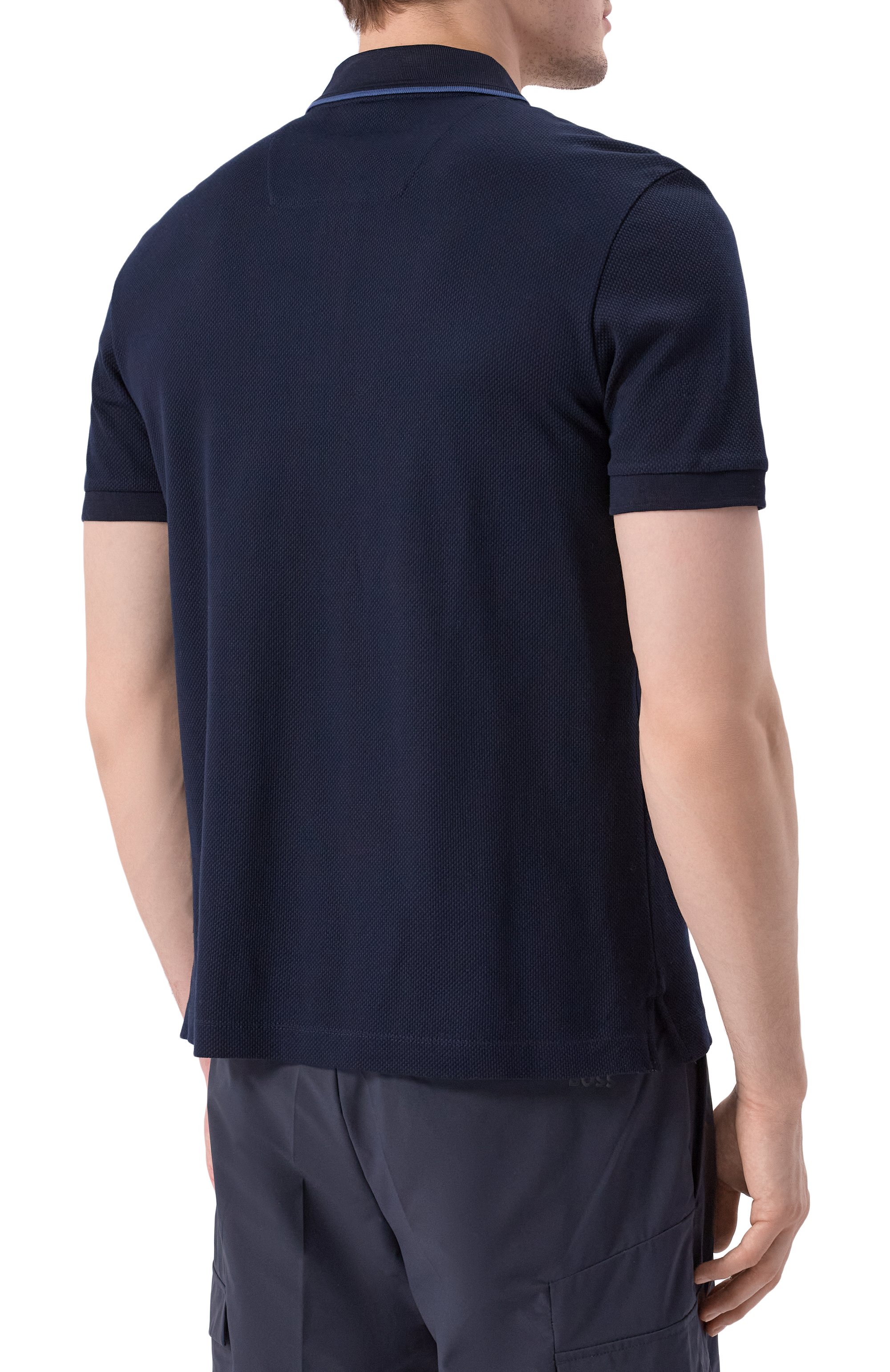 Хлопковое поло BOSS, арт. 50532612, фото 4