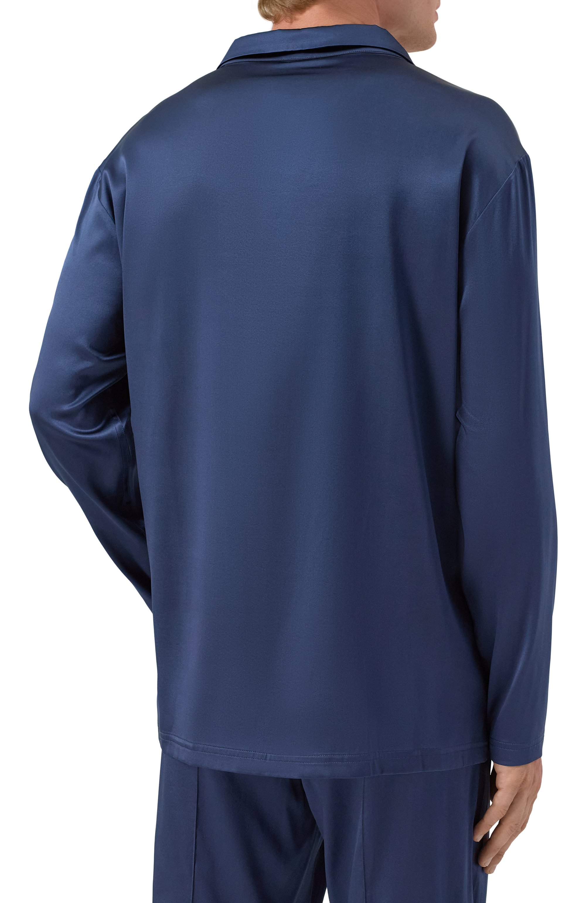 Шелковая сорочка KITON, арт. UNWM010K0749D, фото 4