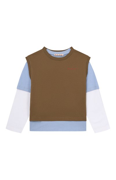 Хлопковый лонгслив MARNI, арт. M01953/M00RF