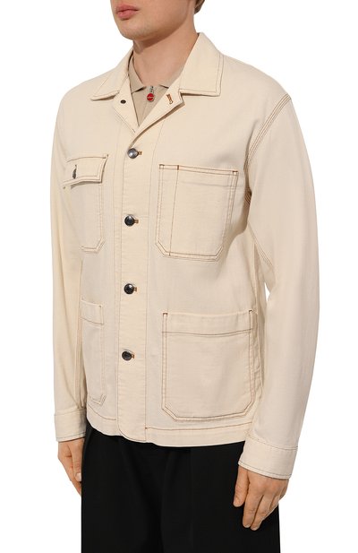 Куртка из хлопка и лиоцелла CANALI, арт. 030462/SG02969, фото 3