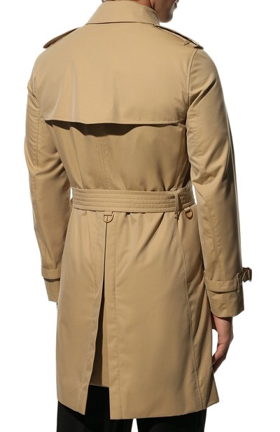Хлопковый тренч BURBERRY, арт. 8028083, фото 4