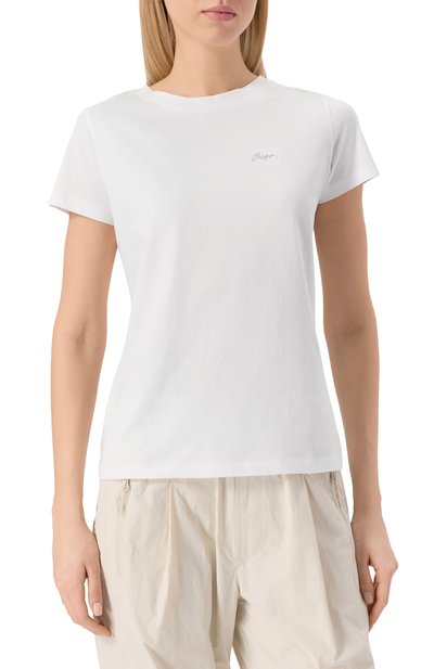 Хлопковая футболка BOSS ORANGE, арт. 50536628, фото 3