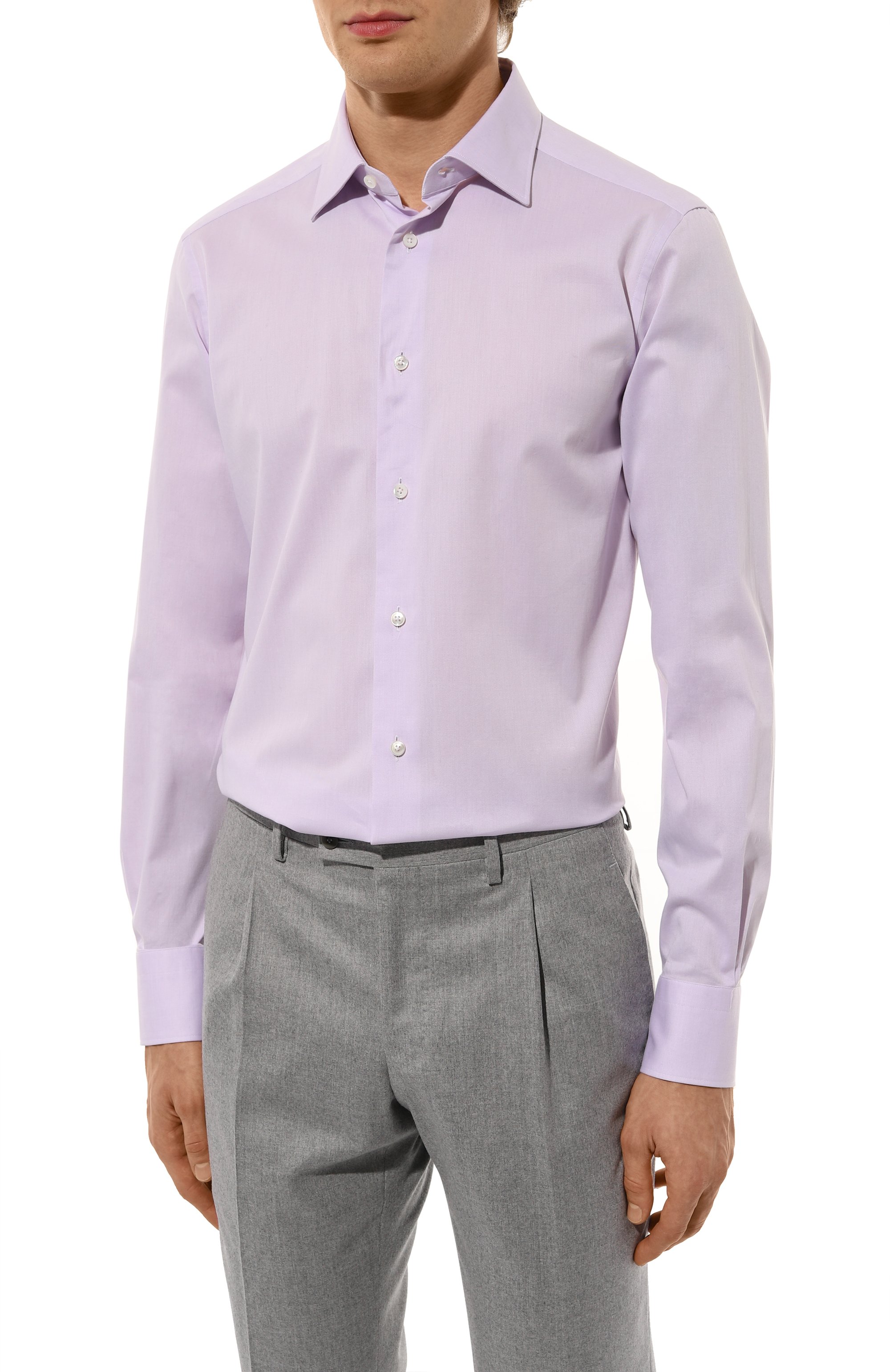 Хлопковая сорочка ZEGNA, арт. 501351A5/9MS0JI672, фото 3