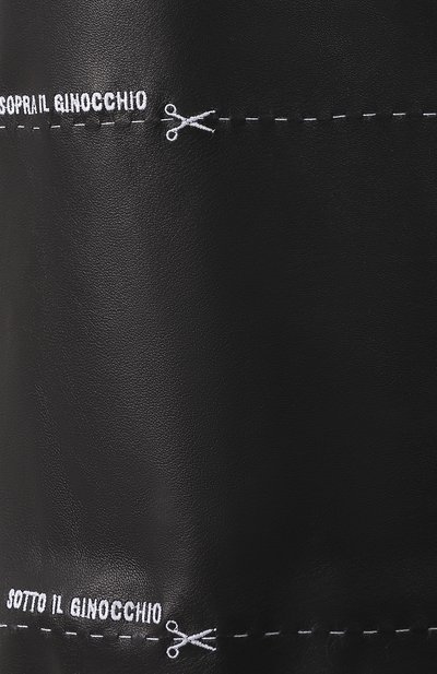 Кожаная юбка VETEMENTS черного цвета по цене 176000 руб., арт. WSS194064, фото 5 Кожаная юбка VETEMENTS, арт. WSS194064, фото 5