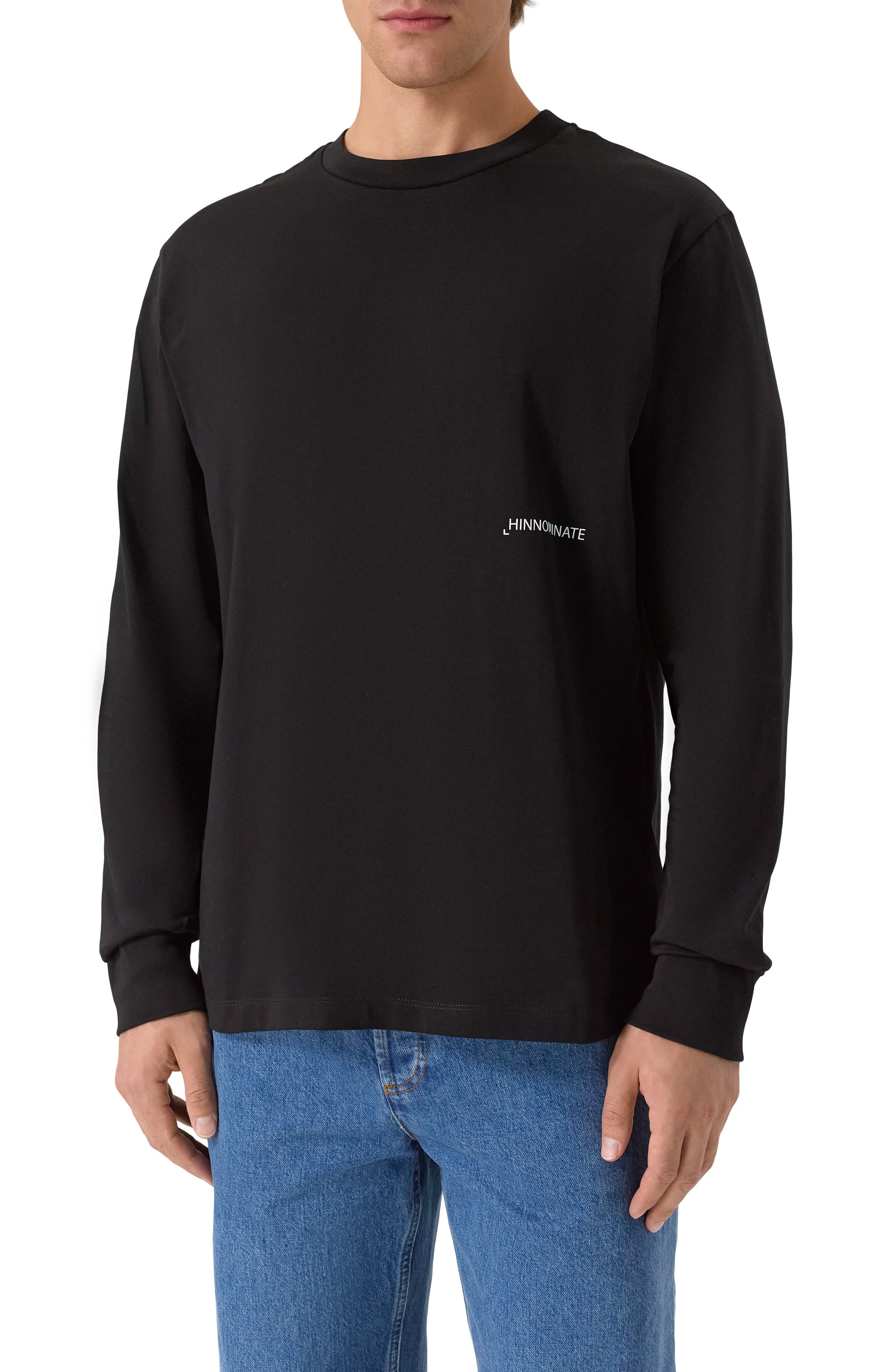 Хлопковый лонгслив HINNOMINATE, арт. HMABM01374, фото 3