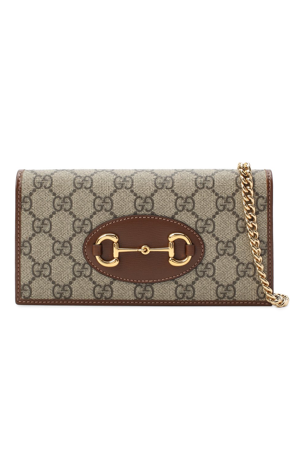Кошелек horsebit 1955 на цепочке GUCCI коричневого цвета по цене 156500 руб., арт. 621892/92TCG, фото 6 Кошелек horsebit 1955 на цепочке GUCCI, арт. 621892/92TCG, фото 6