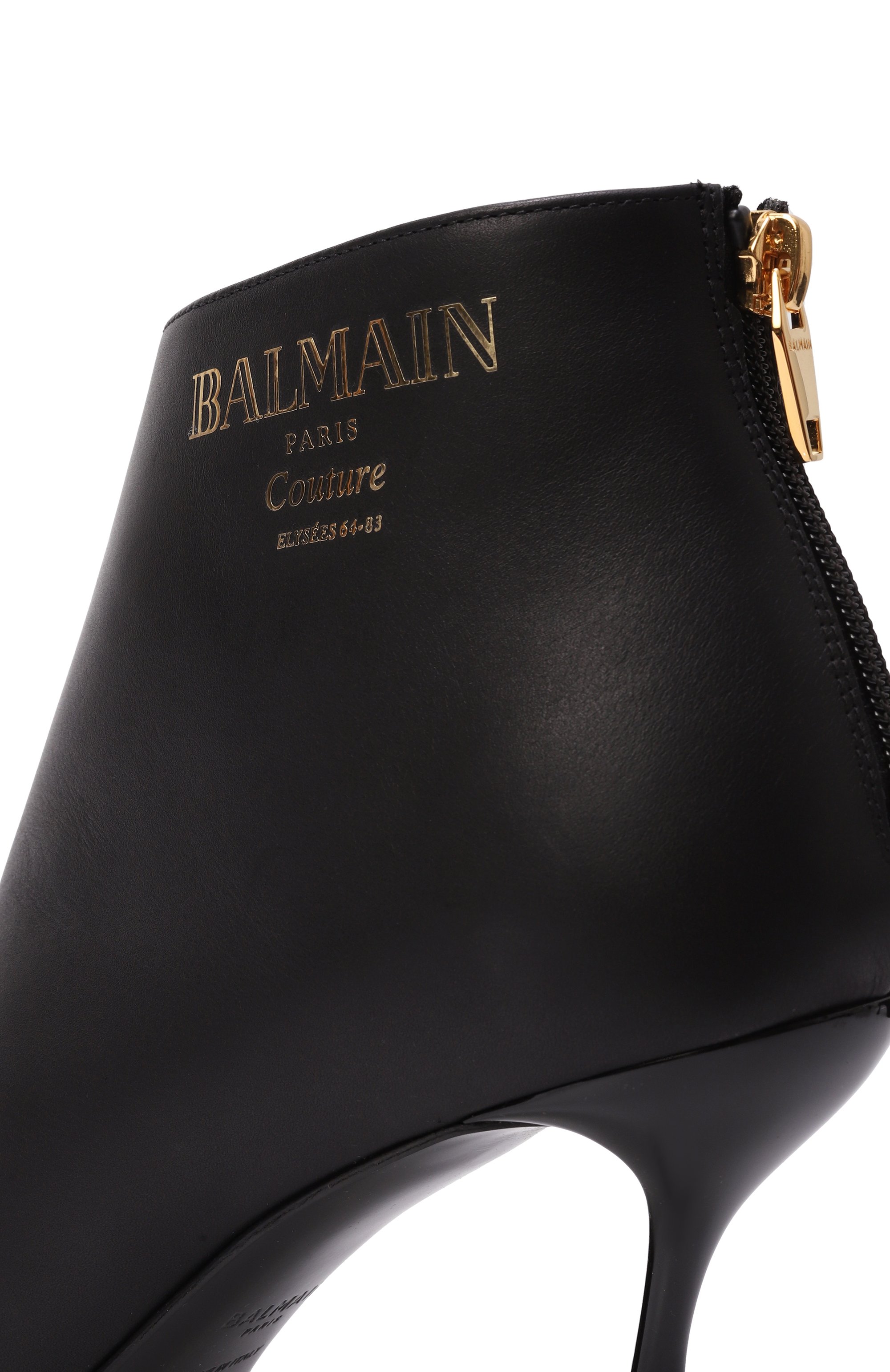 Кожаные ботильоны eden 95 BALMAIN, арт. EN1TE108/LTBC, фото 7