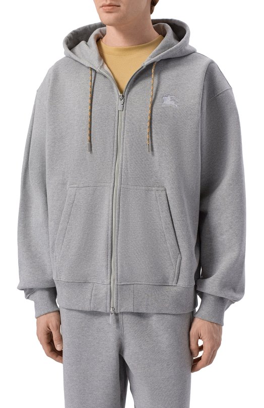 Хлопковая толстовка Burberry 8120756 Серый  8120756 Фото 3