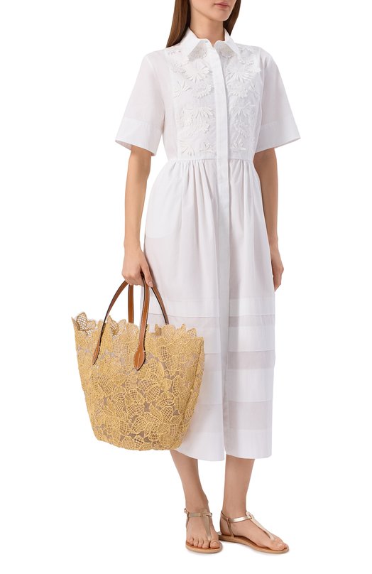 Сумка-тоут Ermanno Scervino D484S500ZQP Бежевый  D484S500ZQP Фото 3