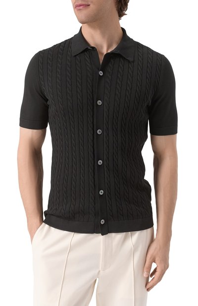 Хлопковая рубашка GRAN SASSO, арт. 57173/18167, фото 3