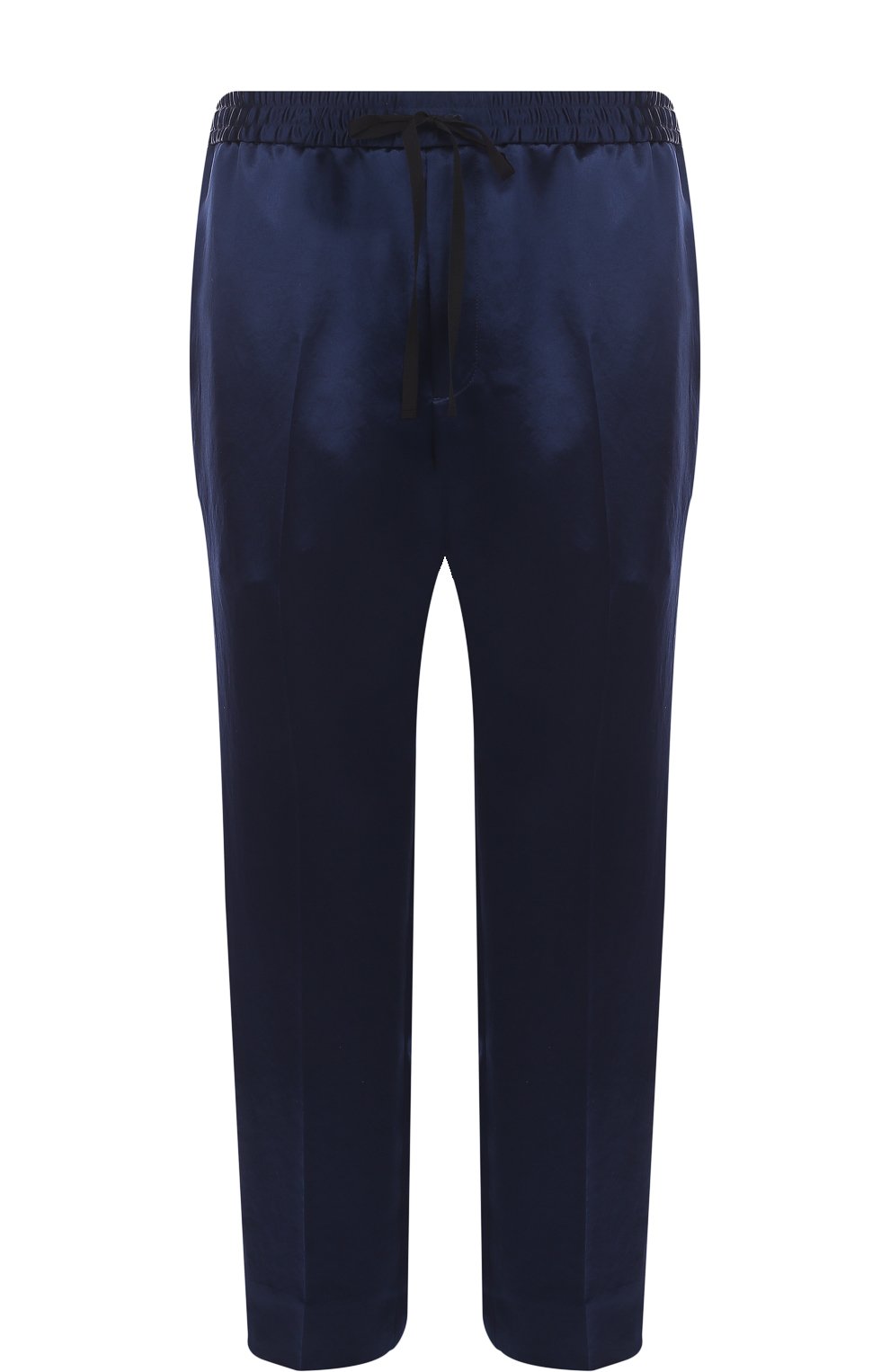 Укороченные брюки прямого кроя с контрастными лампасами GUCCI, арт. 495697/Z791A, фото 1