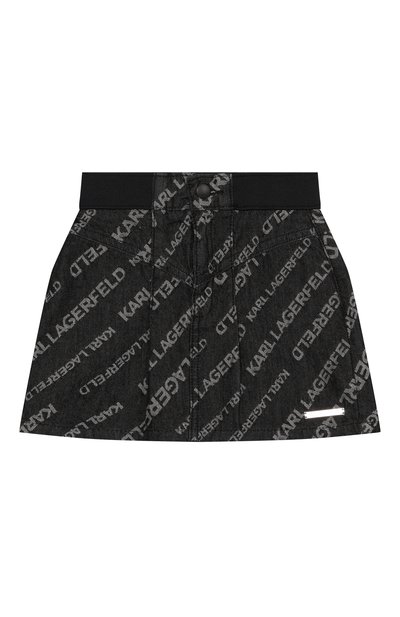 Джинсовая юбка KARL LAGERFELD KIDS, арт. Z30541