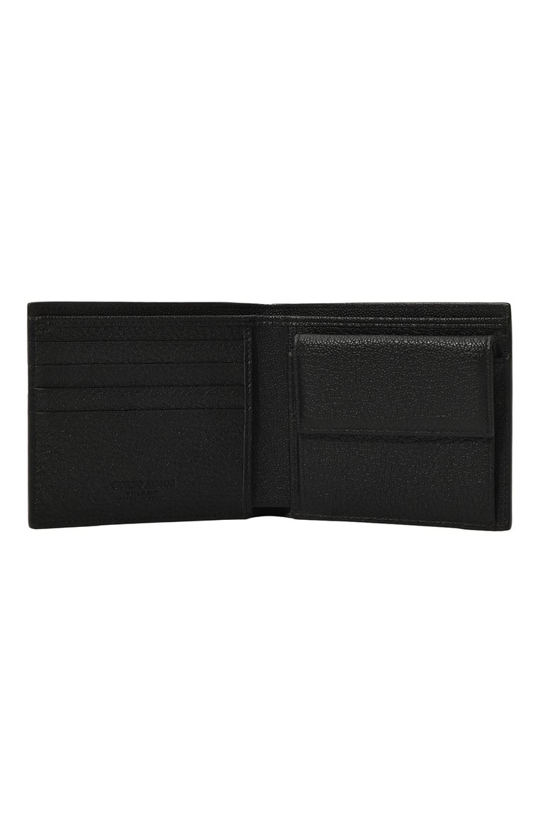 Мужской кожаное портмоне GIORGIO ARMANI черного цвета, арт. Y2R122/YR56J | Фото 3 (Нос: Не проставлено; Материал: Натуральная кожа)