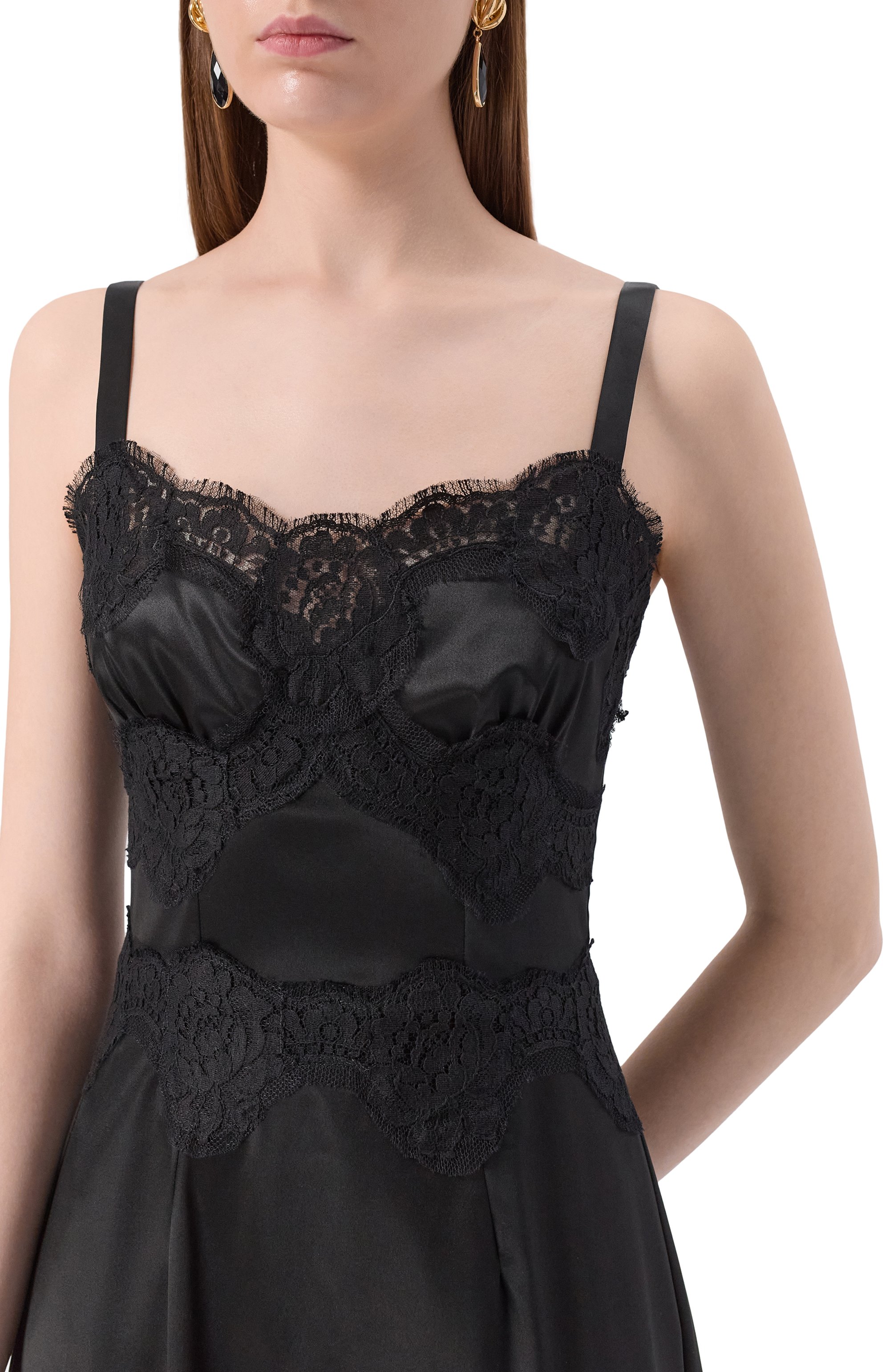 Атласное платье DOLCE & GABBANA, арт. F6A5DT/FURAD, фото 5