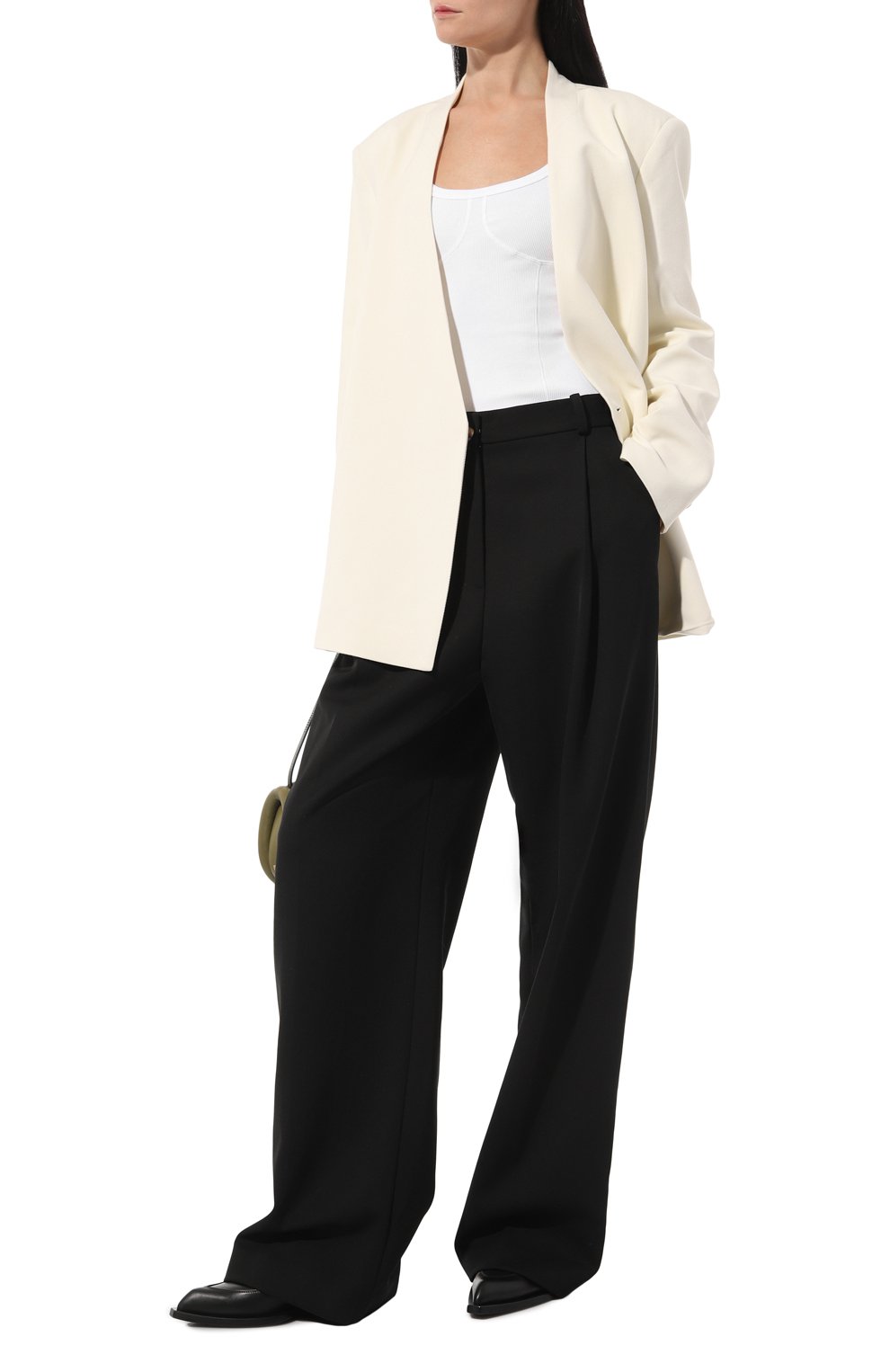 Хлопковая майка MSGM, арт. 3541MDT79/237794, фото 2