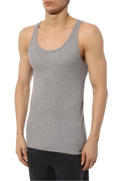 Майка TOM FORD серого цвета по цене 17600 руб., арт. T4D10121, фото 3 Майка TOM FORD, арт. T4D10121, фото 3